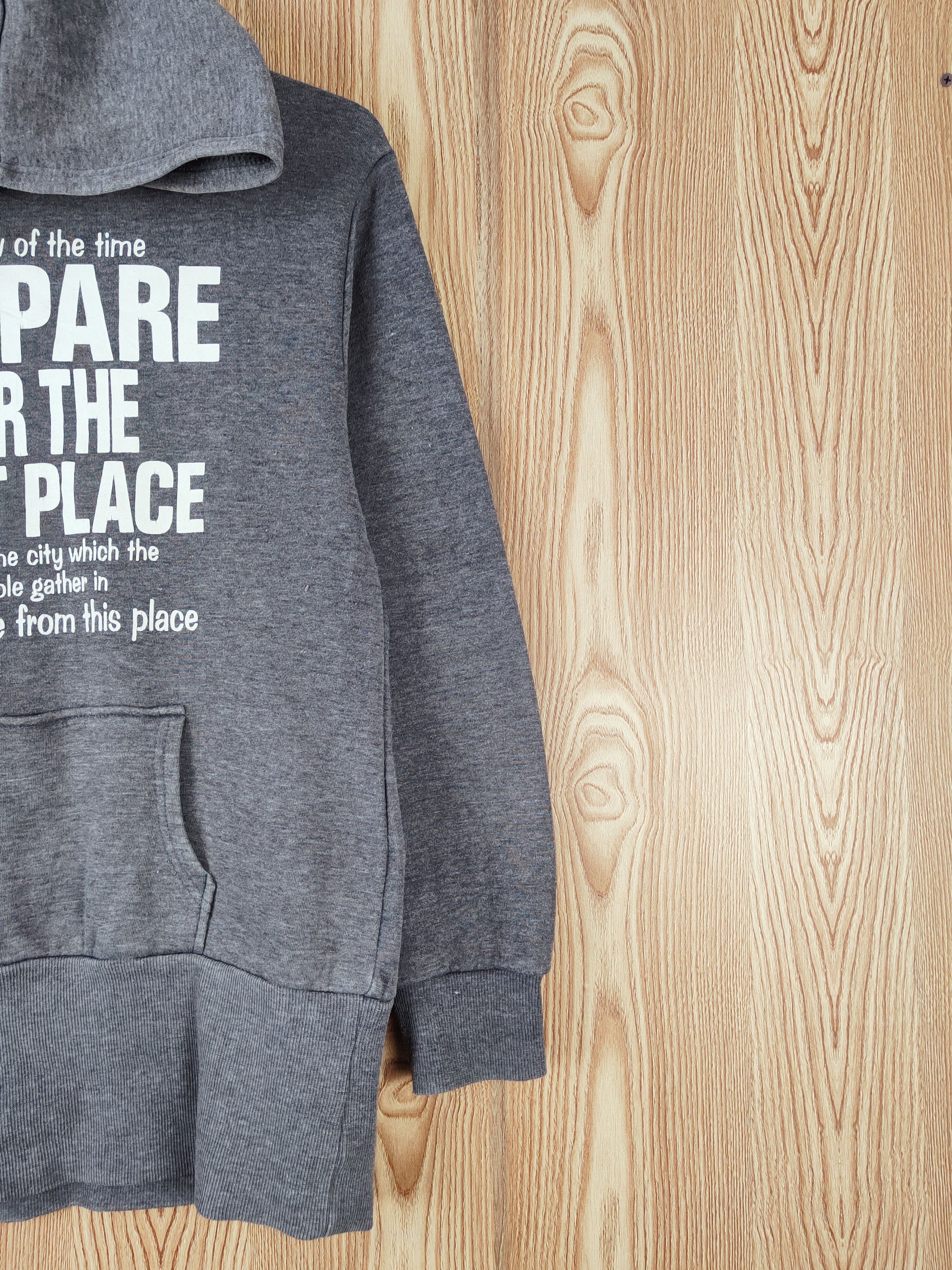 Japanese Brand × Vintage Vintage 💥 Capalanca Dark Gray Hoodie Sweatshirts Size M / US 6-8 / IT 42-44 - 5 Thumbnail