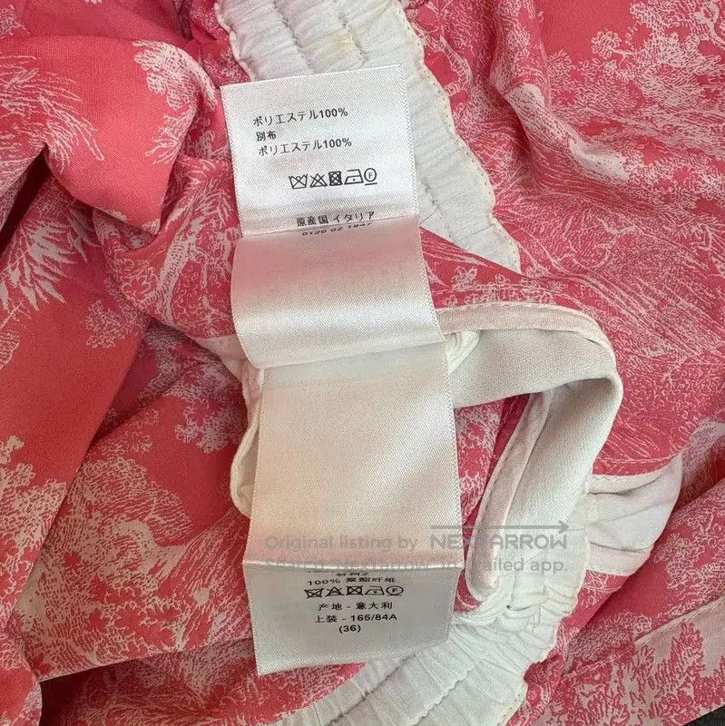 Dior Dior Pink Short Sleeve Cotton Dress . Size S / US 4 / IT 40 - 7 Thumbnail