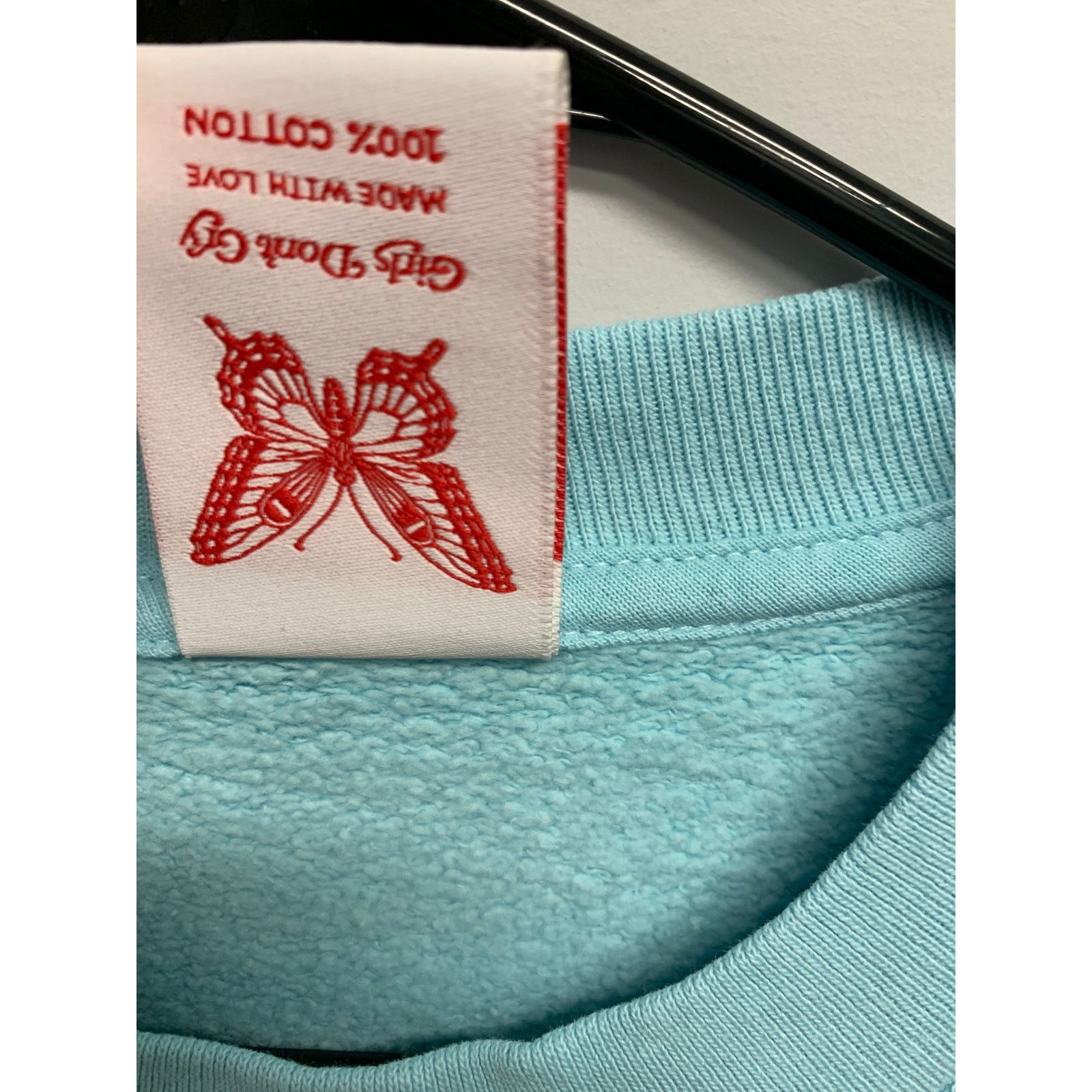 Girls Don't Cry Girls Dont Cry Angel Logo Crewneck Blue Teal Size Medium NEW Size US M / EU 48-50 / 2 - 3 Thumbnail