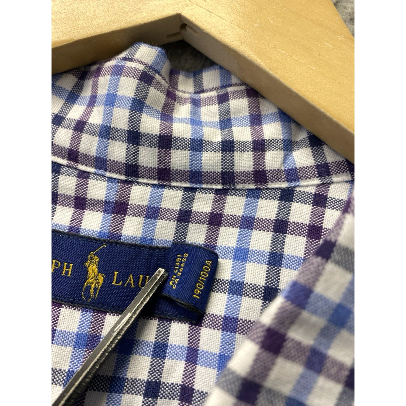 Ralph Lauren RALPH LAUREN Button Down Shirt Mens XXLT Classic Check Long Sleeve /161-5 Button-Down Polo Ralph Lauren Signature Pony Accent Size US XXL / EU 58 / 5 - 7 Thumbnail