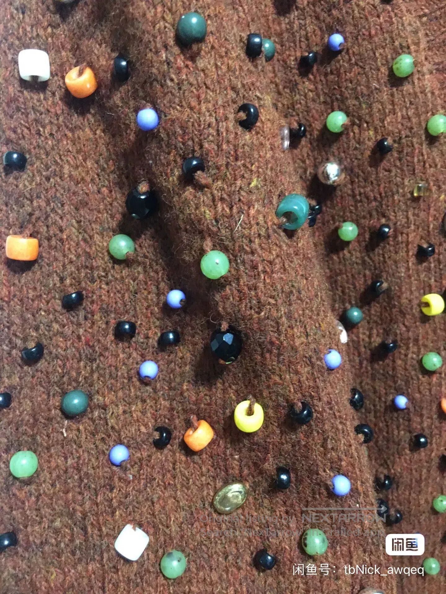 Prada Prada Colorful Embellished Cardigan Sweater. Size M / US 6-8 / IT 42-44 - 5 Thumbnail