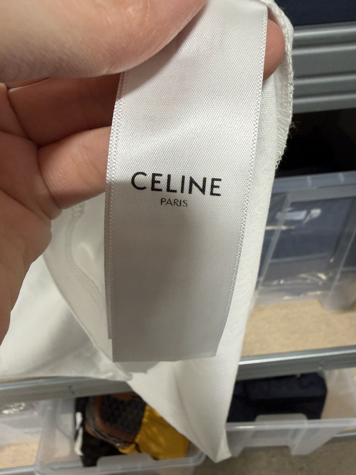 Celine Celine Paris Studded Logo T-Shirt NEW 900$ Size US XL / EU 56 / 4 - 4 Thumbnail