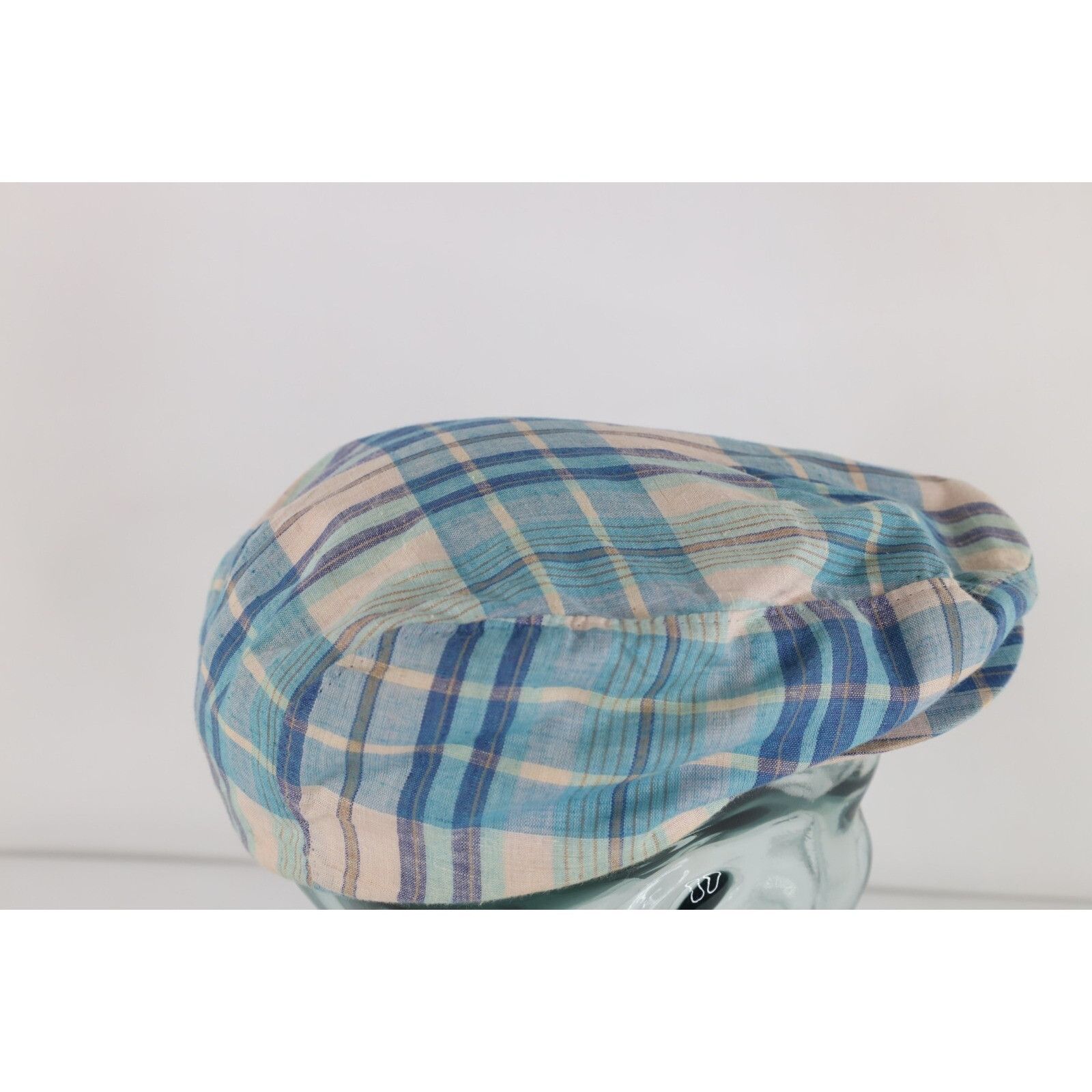 Vintage Vintage 70s 80s Streetwear Madras Plaid Newsboy Cabbie Hat Size ONE SIZE - 4 Thumbnail