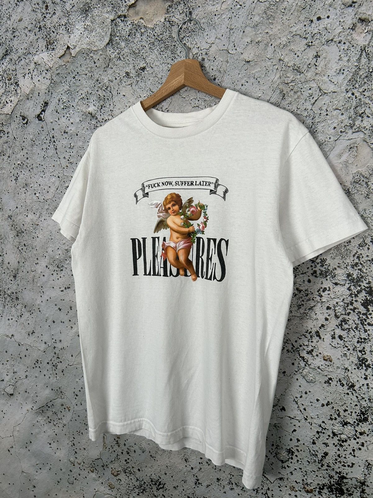 Pleasures Pleasures Angel Graphic Tee Streetwear Hype Skate Rap Size US M / EU 48-50 / 2 - 2 Thumbnail