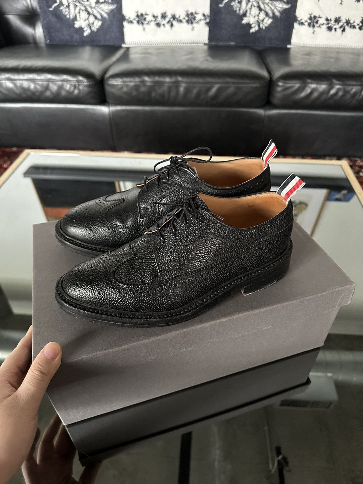 Thom Browne Thom Browne classic longwing brogue - made in England Size US 6 / EU 39 - 4 Thumbnail