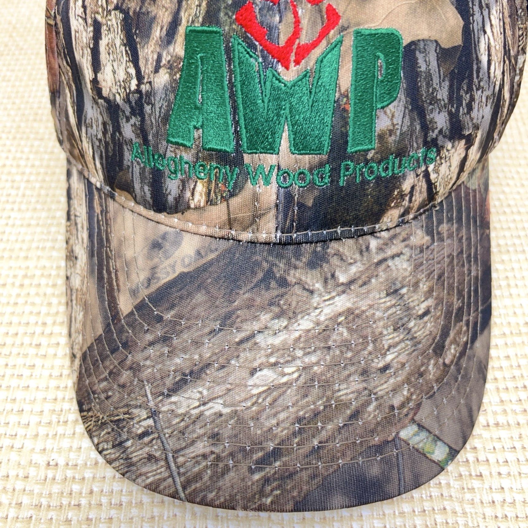 Vintage Allegheny Wood Products Hat Cap Advantage Camo Snap Back Dad Hunting AWP Adult K Size ONE SIZE - 4 Thumbnail