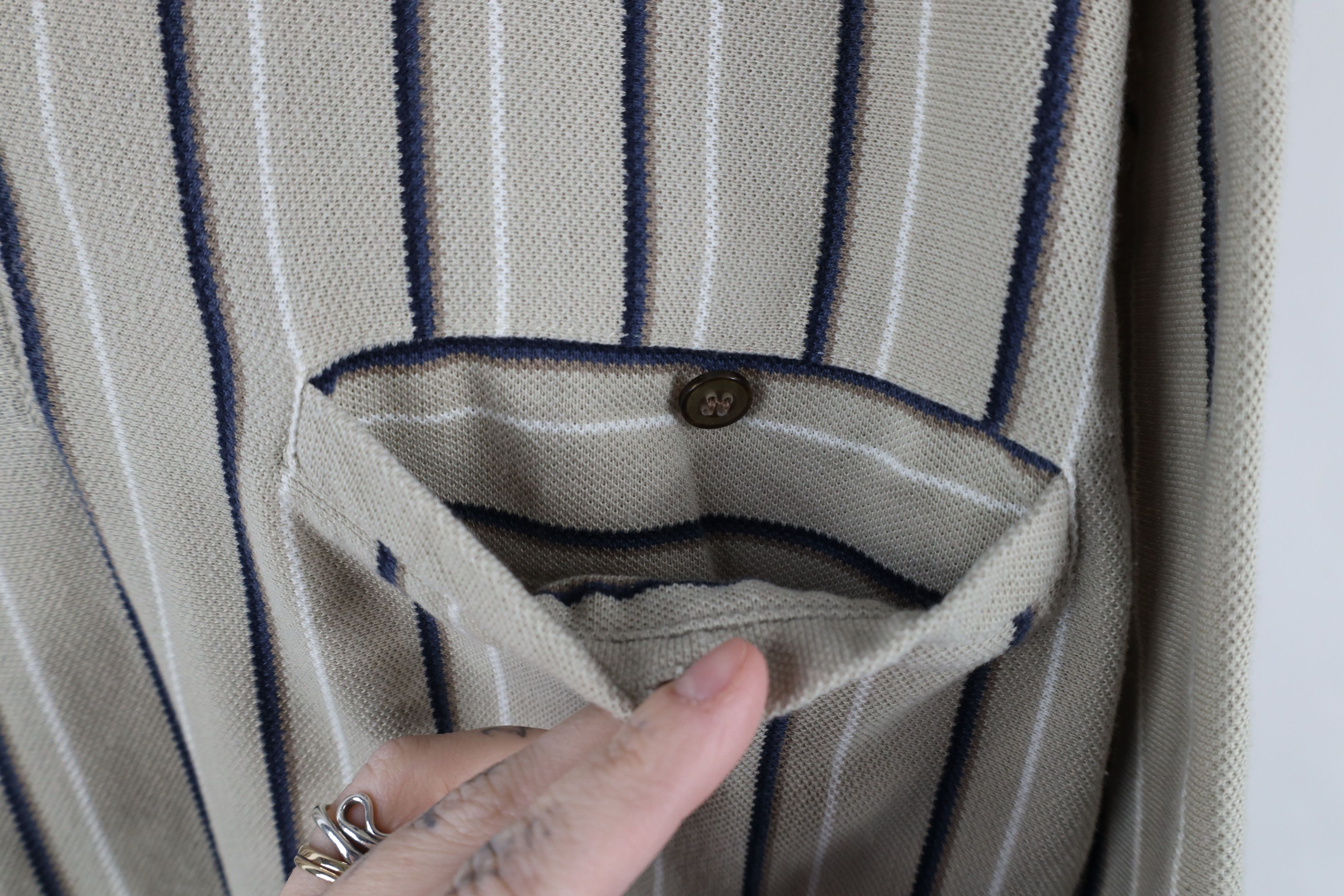 Vintage Vintage 90s Streetwear Knit Collared Pullover Polo Shirt Size US L / EU 52-54 / 3 - 4 Thumbnail