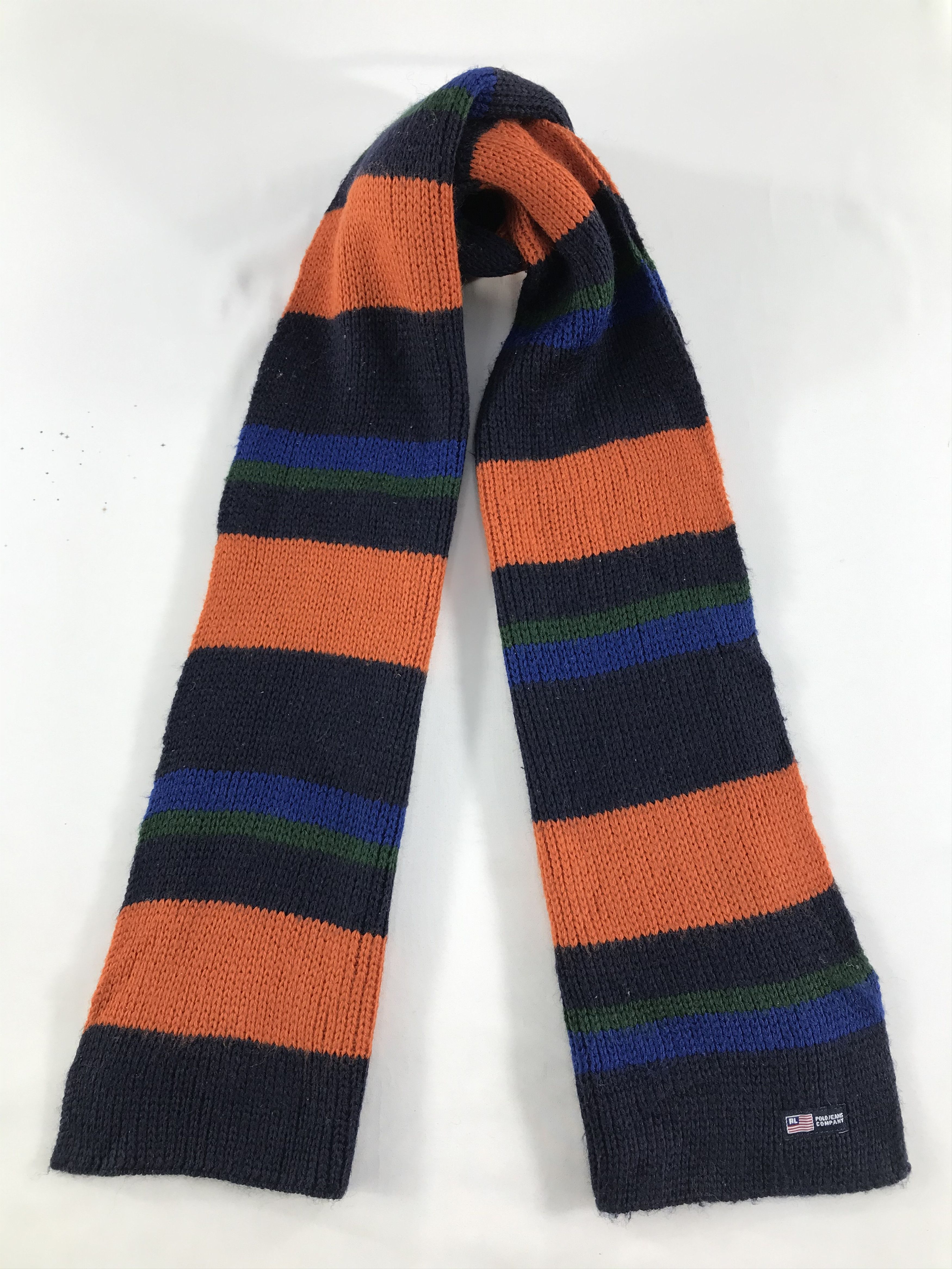 Polo Ralph Lauren Vintage Polo Ralph Lauren Scarf/Muffler/Neckwear MF962 Size ONE SIZE - 1 Thumbnail
