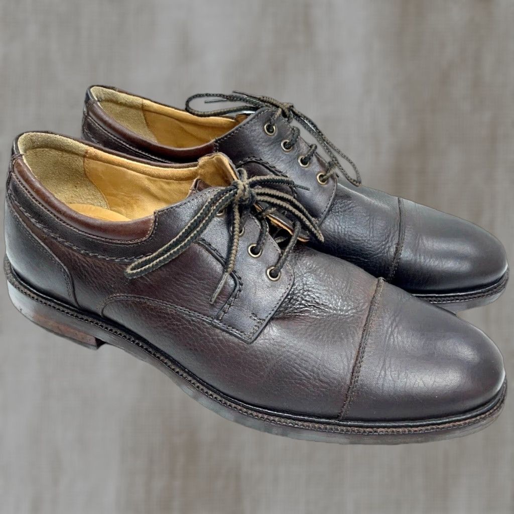 Johnston & Murphy Shoes Men\'s Size 10 M Brown Bicycle Cap Toe Oxford 20-7510 Johnston & Murphy Shoes Men main image 4