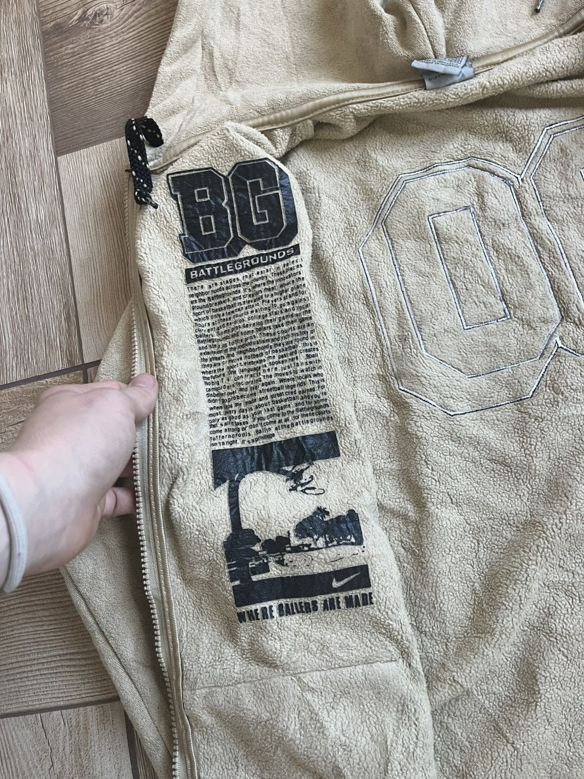 Nike Nike “BG” Hoodie – Beige / Vintage Wash Size US L / EU 52-54 / 3 - 10 Thumbnail