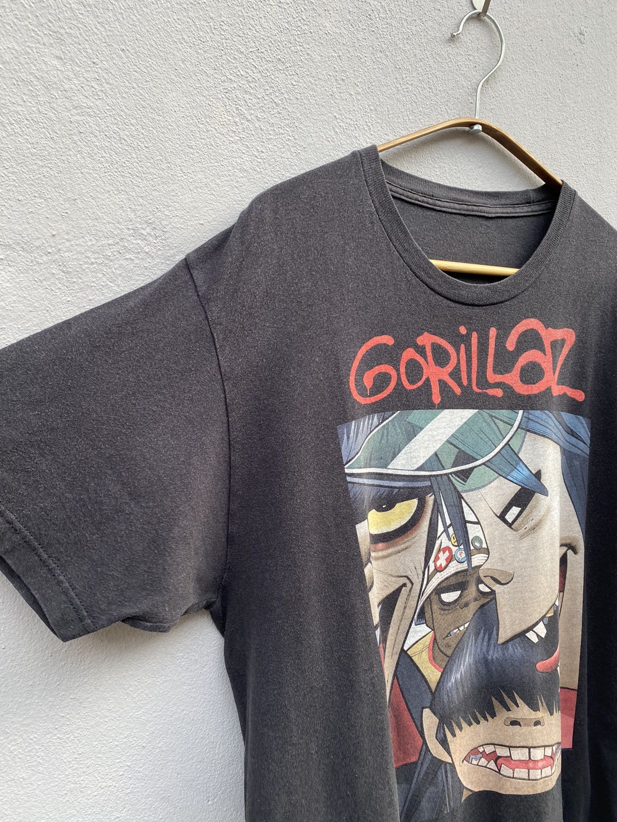Band Tees Vintage 00s GORILLAZ Alternative Rock / Blur RARE Band Tee Size US L / EU 52-54 / 3 - 7 Thumbnail