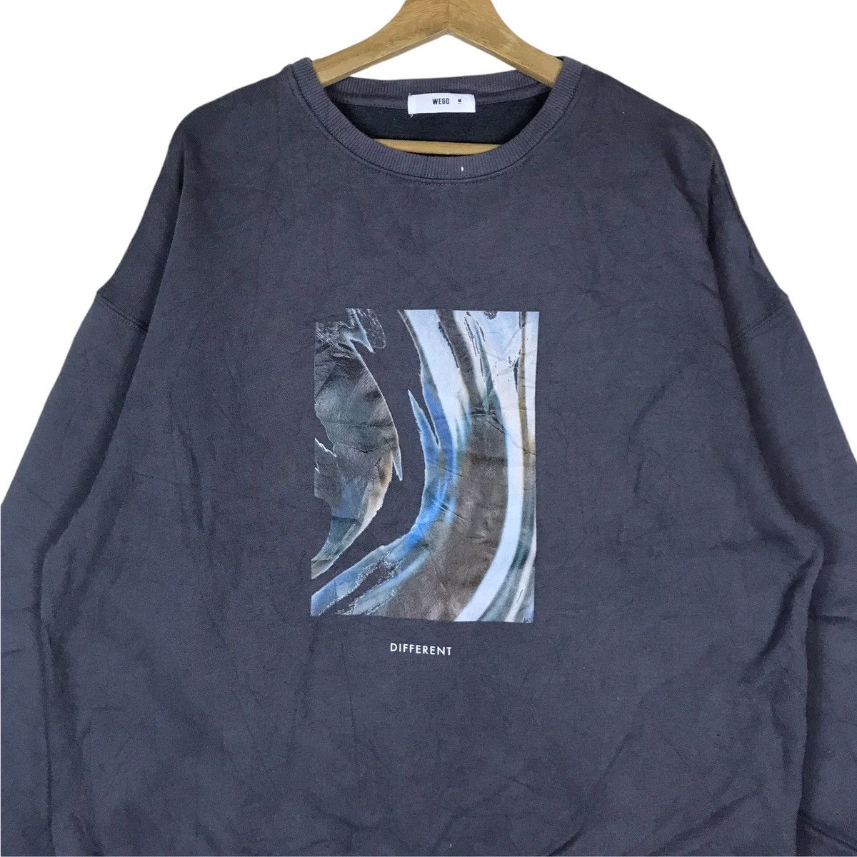Vintage Vintage Wego Pullover Jumper Sweatshirt Size US M / EU 48-50 / 2 - 2 Thumbnail