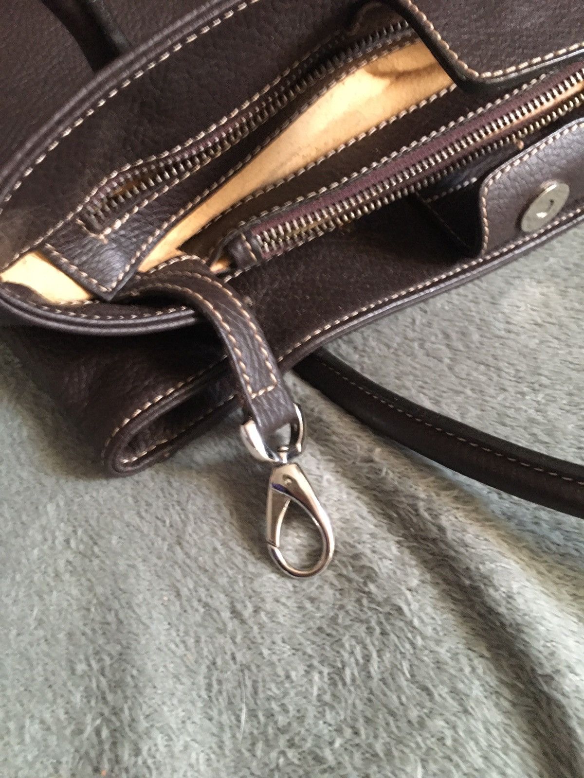 Maison Mollerus Maison Mollerus Brown Leather Shoulder Bag Handbag Size ONE SIZE - 13 Thumbnail