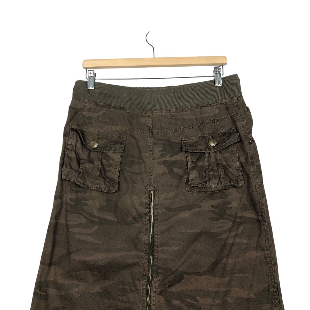 Japanese Brand 📌Vintage Skirt Camouflage Design Full Print Size 32" / US 10 / IT 46 - 10 Thumbnail