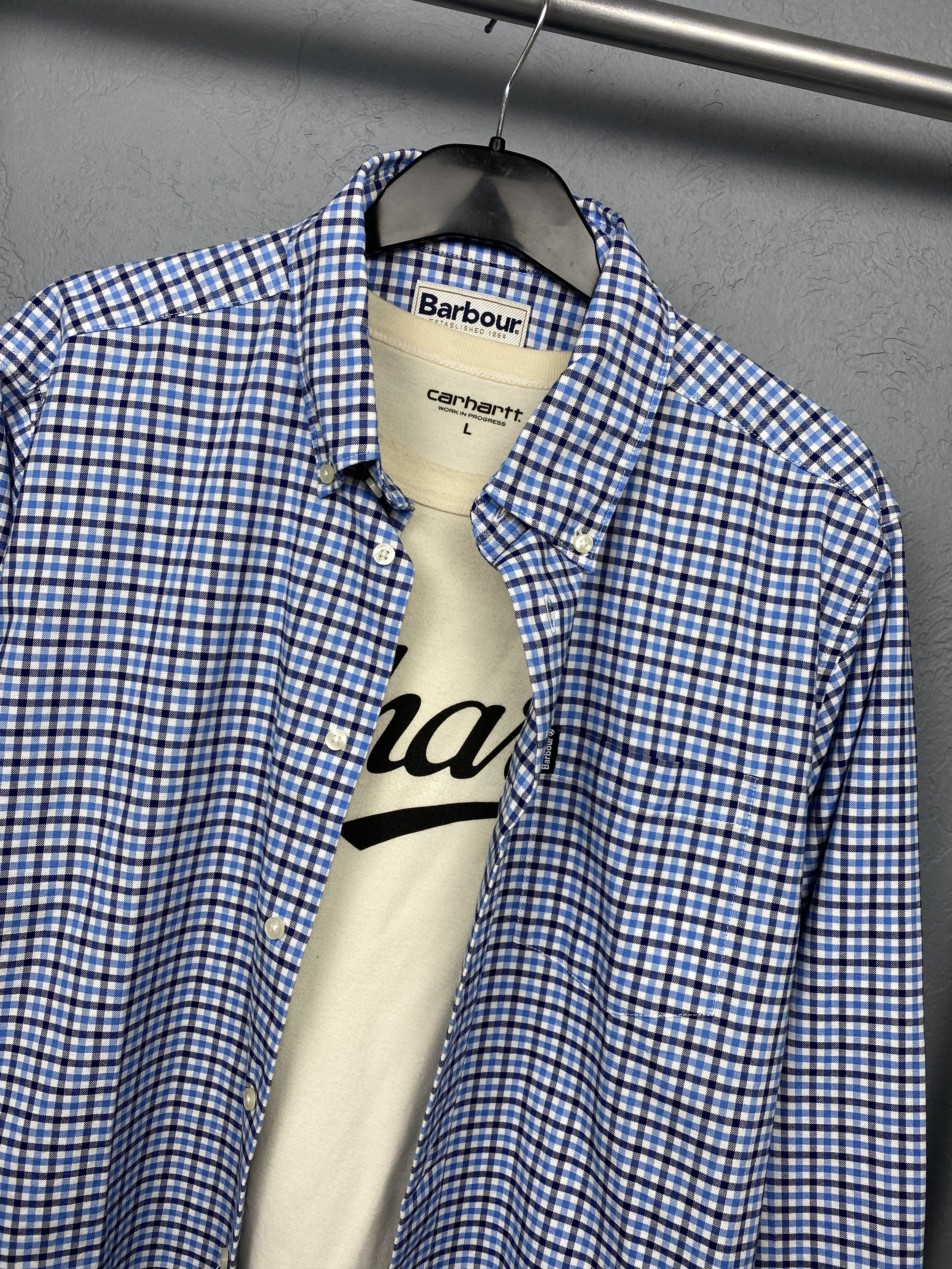 Barbour Barbour Vintage Mens Long Sleeve Check Shirt Size US L / EU 52-54 / 3 - 2 Thumbnail