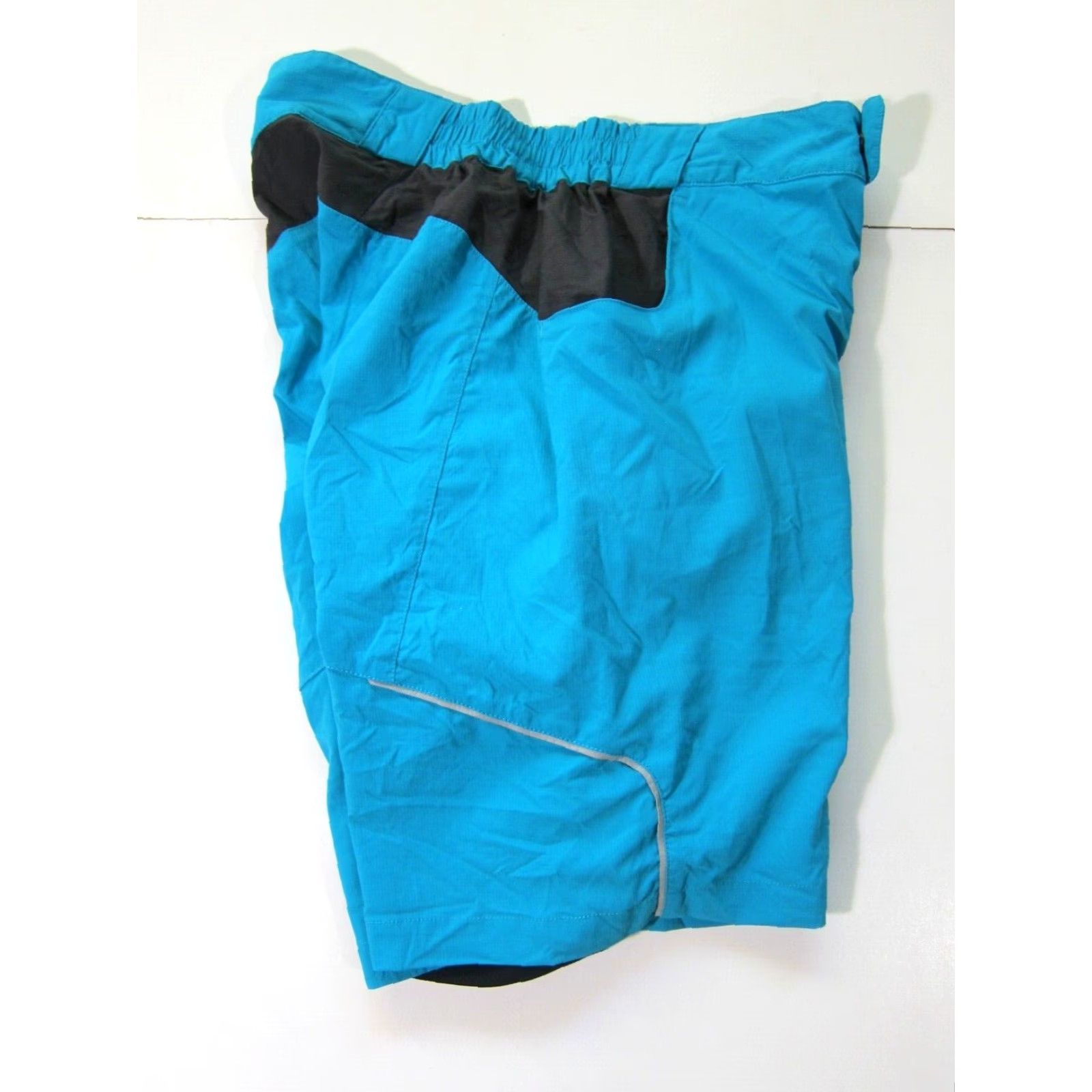 Vintage Shimano Blue Stretched Lined Removable Padded Cycling Bike Short Women Medium Size 32" / US 10 / IT 46 - 5 Thumbnail