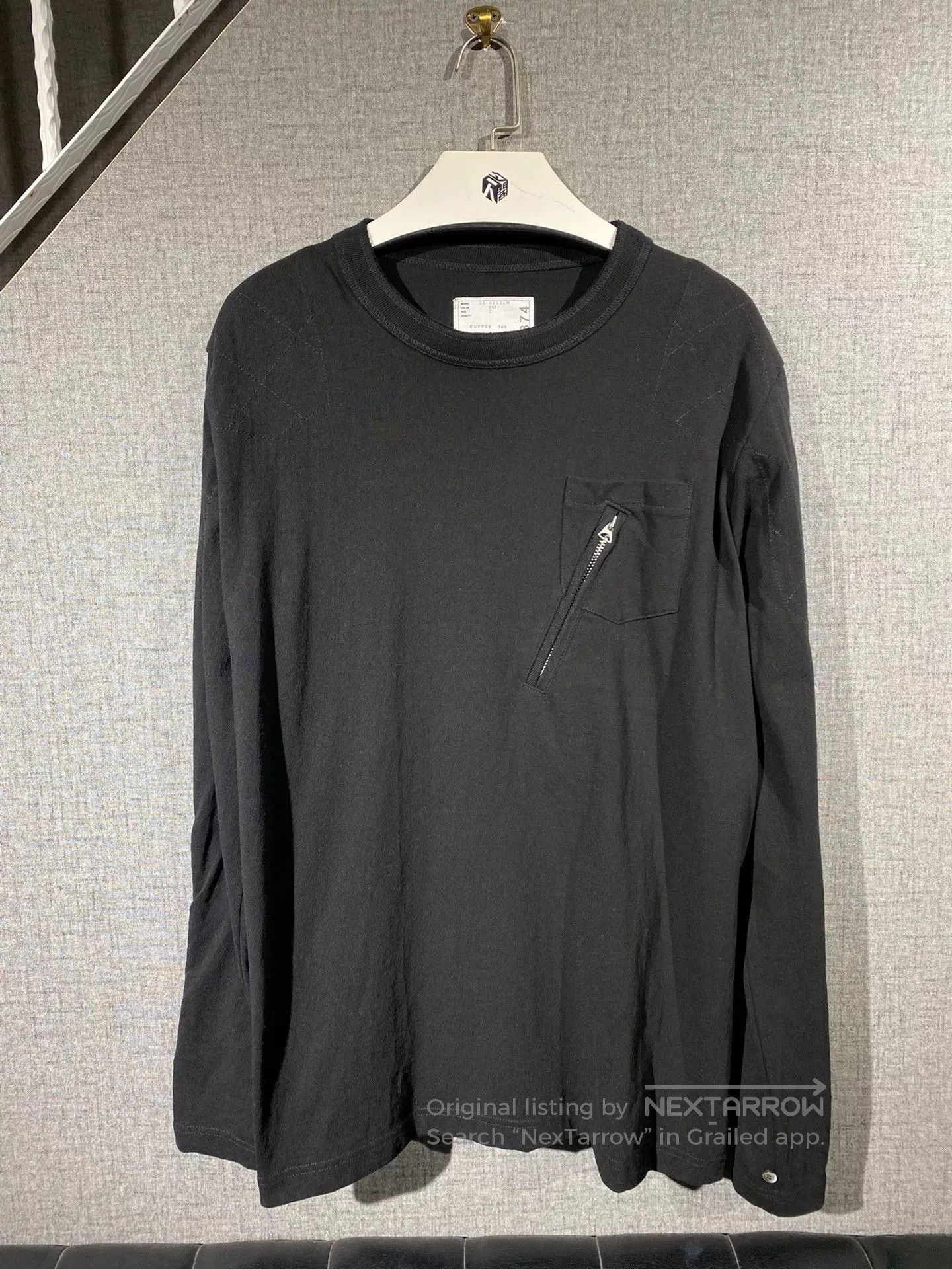 Sacai sacai men's long sleeve t-shirt sweatshirt. Size US L / EU 52-54 / 3 - 1 Thumbnail