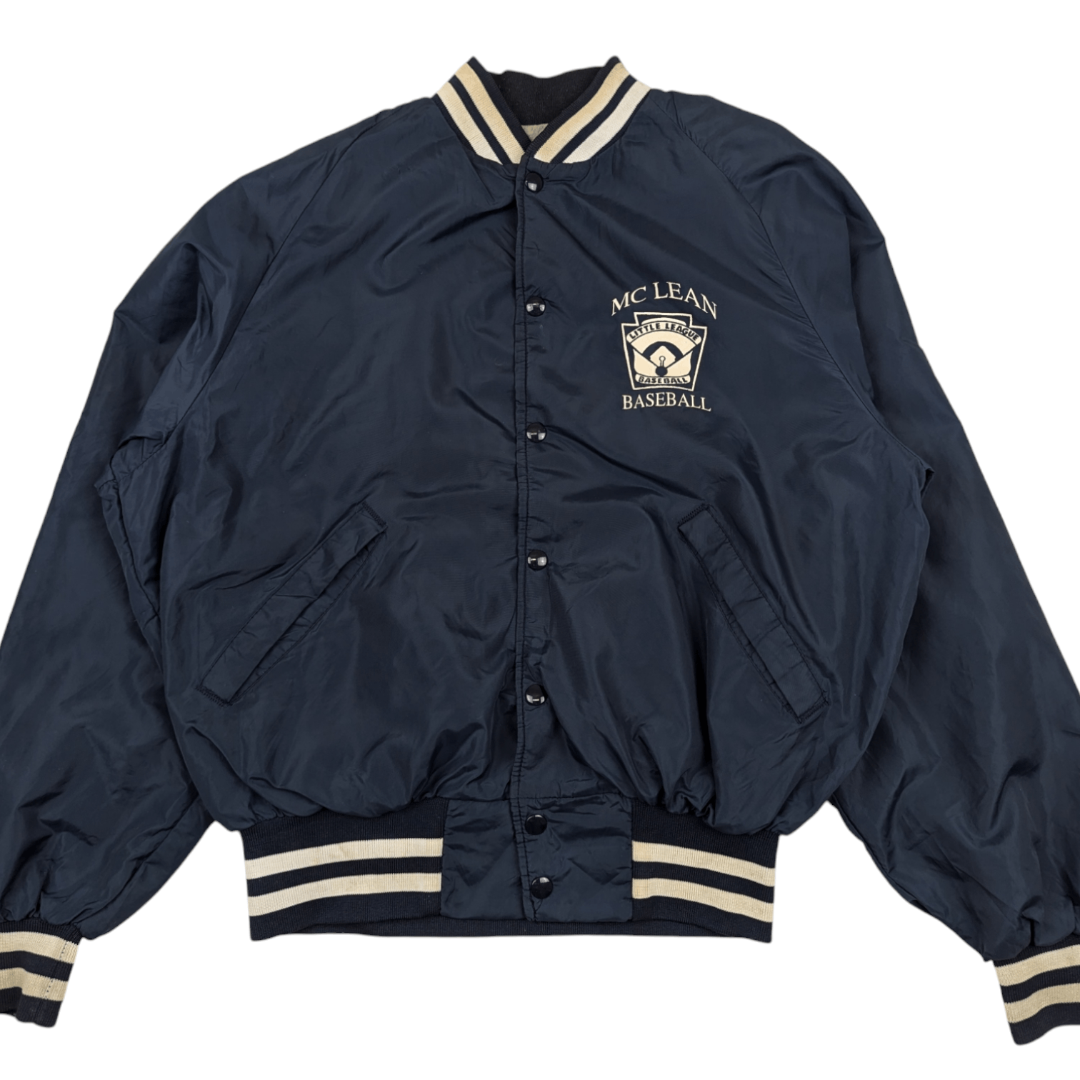 Dunbrooke Vintage NAVAL AIR McLean Baseball Varsity Jacket Size US L / EU 52-54 / 3 - 3 Thumbnail