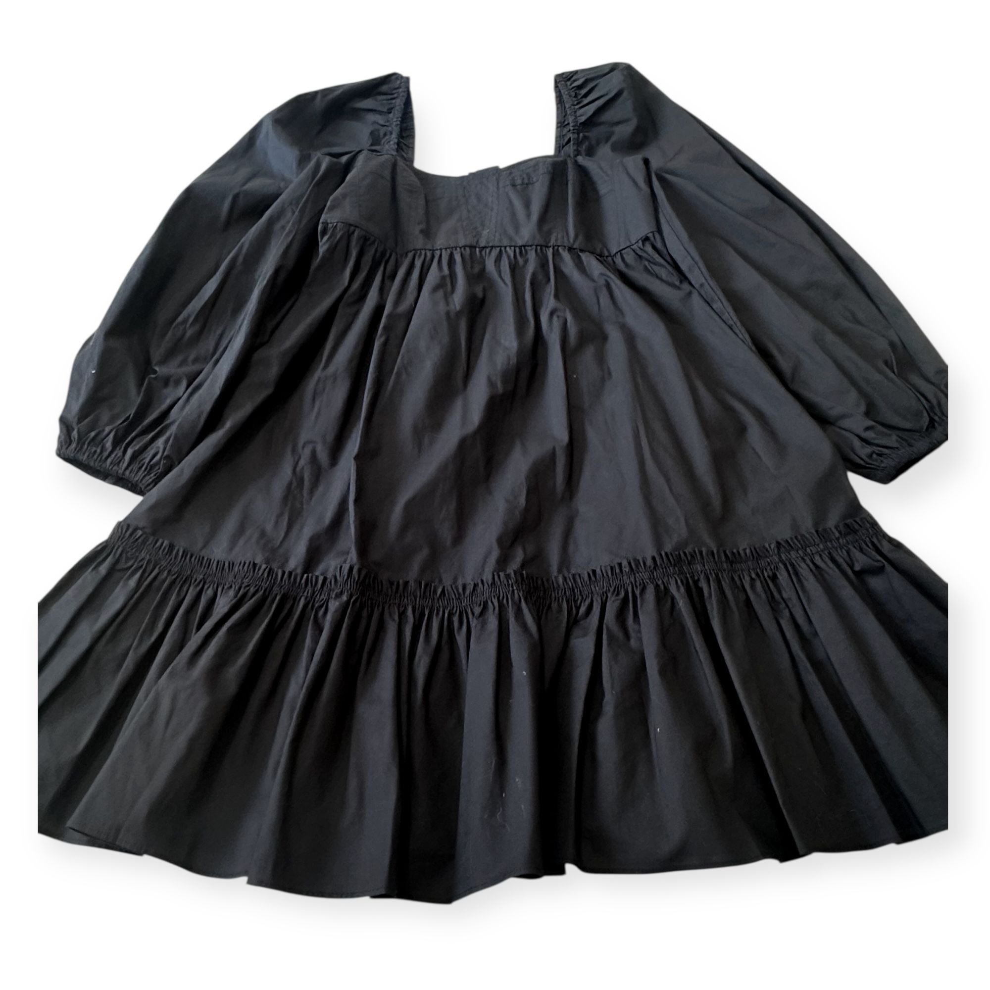Ulla Johnson Ulla Johnson Alita Dress in Noir/Black, Mini Dress, Size 2, Size XS / US 0-2 / IT 36-38 - 7 Thumbnail