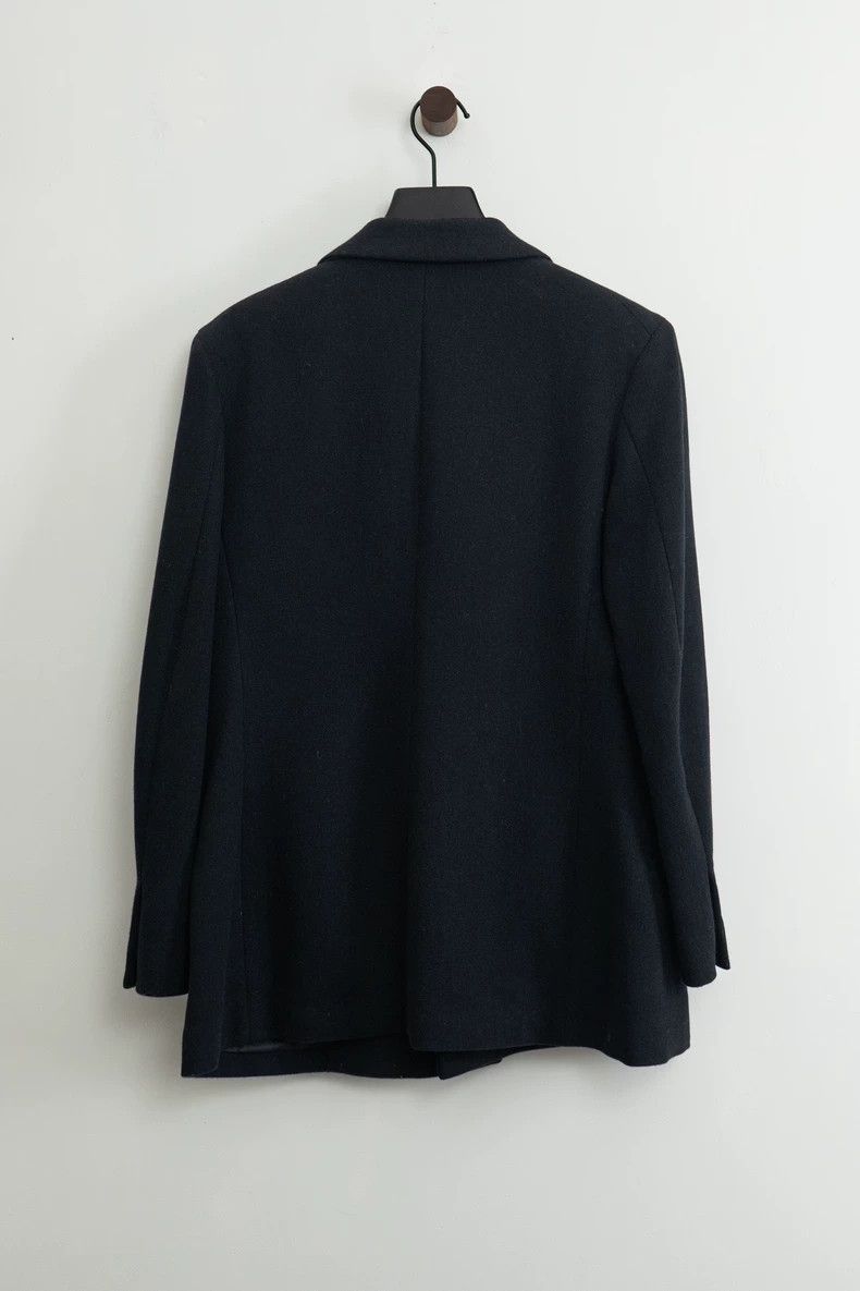 Yohji Yamamoto Yohji Yamamoto Black woolen with plush collar jacket 2504-N Size US L / EU 52-54 / 3 - 2 Thumbnail