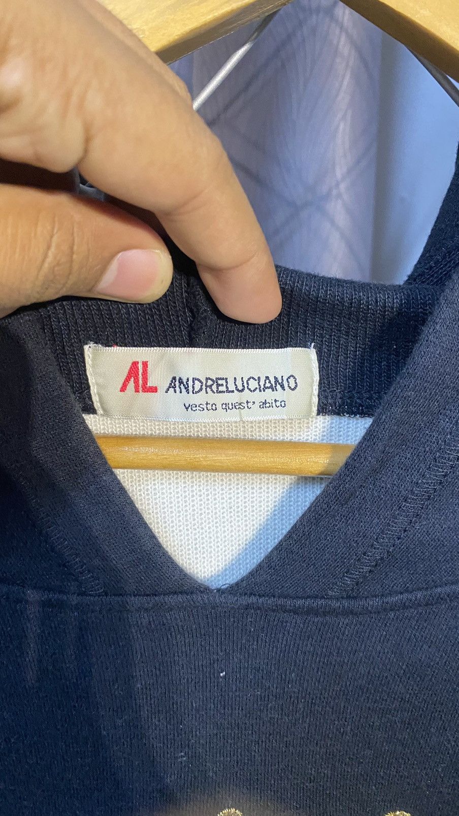 Andreluciano × Japanese Brand ANDRE LUCIANO (AL) HOODIE SIDETAPE MEDIUM Size US M / EU 48-50 / 2 - 6 Thumbnail