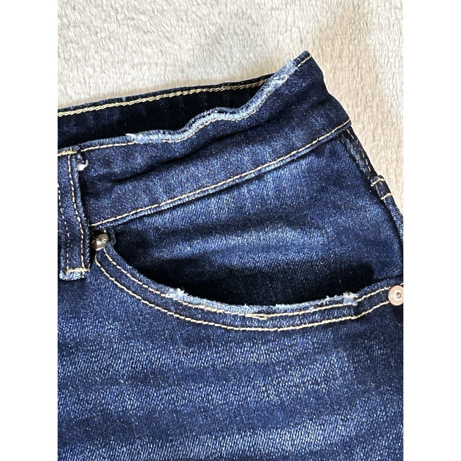 Other kancan jeans 15/31 Bootcut Distressed Dark wash Estilo Size 30" / US 8 / IT 44 - 4 Thumbnail