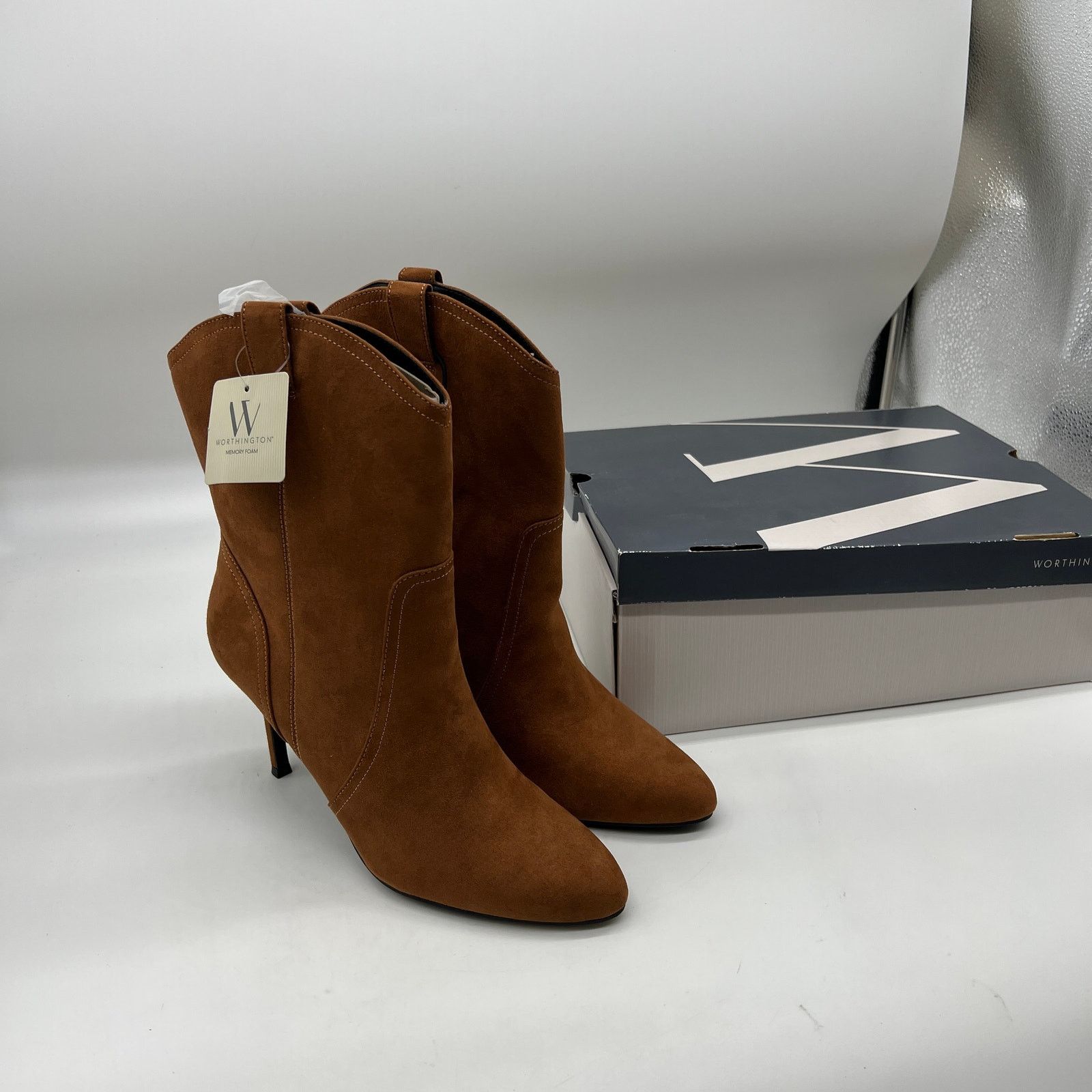 Other Worthington Women's Styler Brown Tan Heel Boot Size 10M Size US 10 / IT 40 - 5 Thumbnail