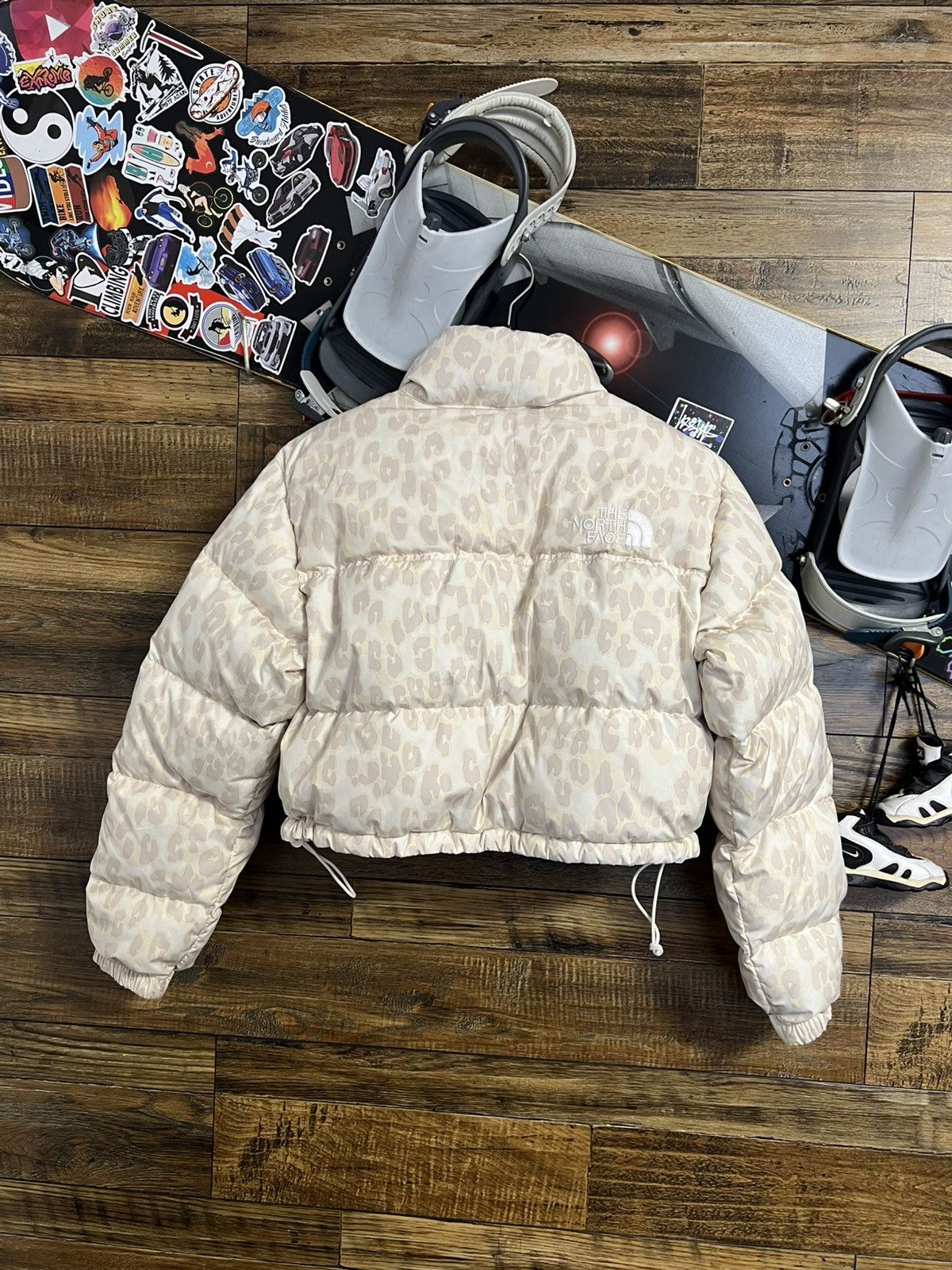 The North Face THE NORTH FACE Print Nuptse Women’s Leopard Down Jacket Size S / US 4 / IT 40 - 2 Thumbnail