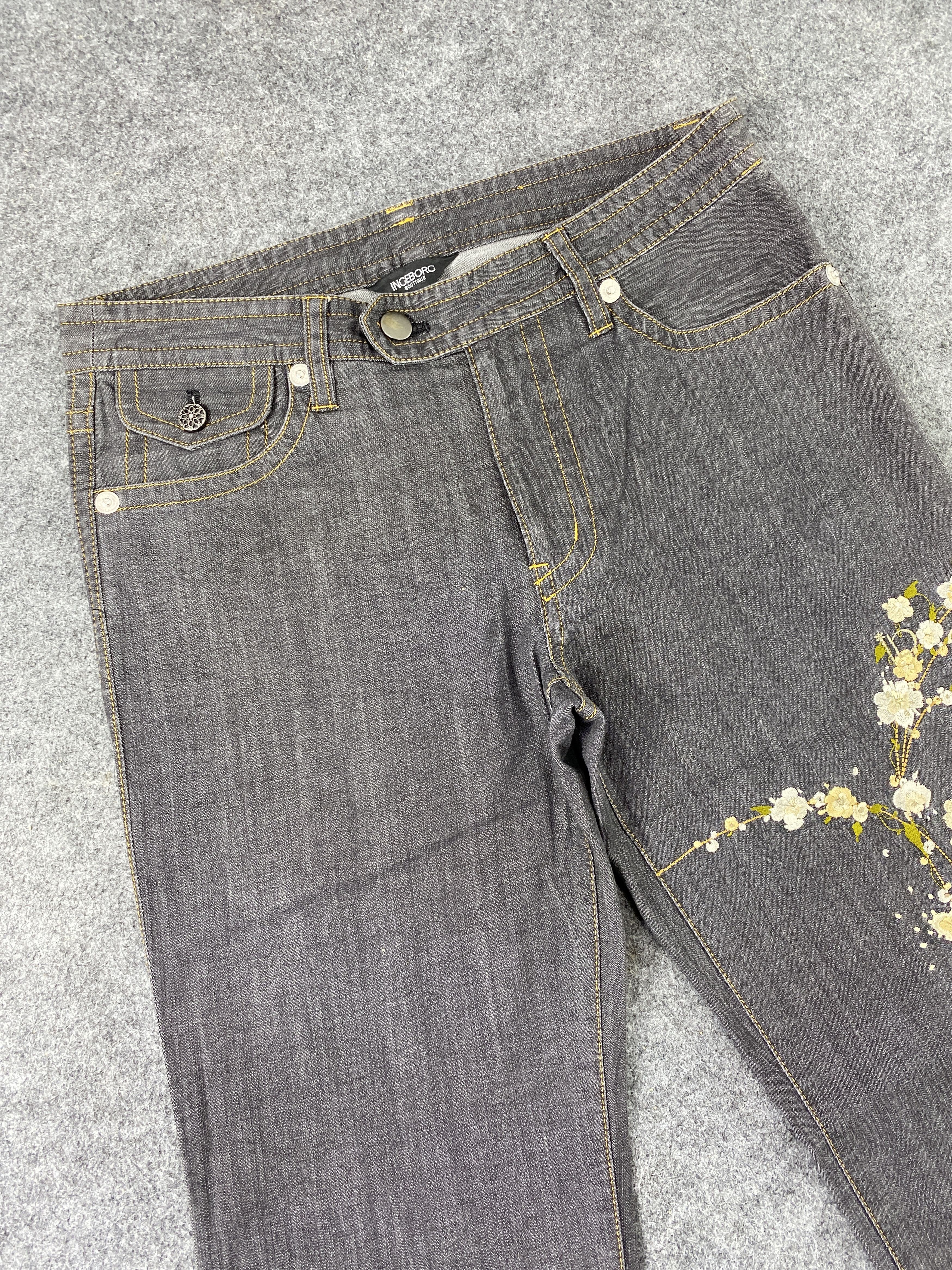 Japanese Brand Ingeborg Boutique flare pants - J981 Size 29" - 4 Thumbnail