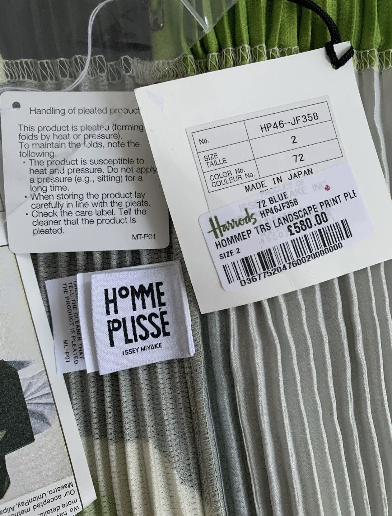 Pleats Please Issey Miyake ISSEY MIYAKE plisse Trousers size medium 2 colourful Size US 34 / EU 50 - 7 Thumbnail