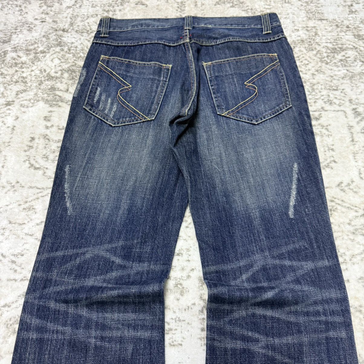 semanticdesign Semantic Design Japan Paint Splatter Poems Flare Jeans Size US 30 / EU 46 - 7 Thumbnail