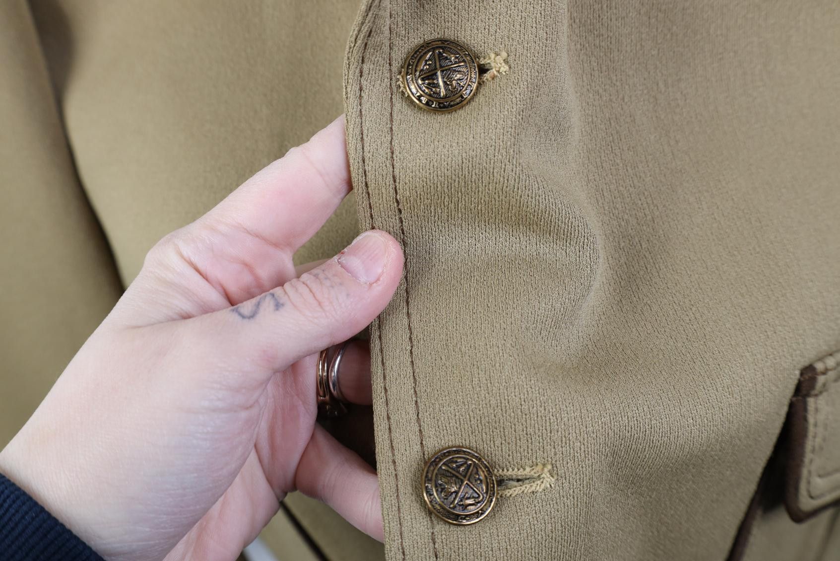 Vintage Vintage 70s Rockabilly Knit Suit Coat Blazer Jacket USA Size US XXL / EU 58 / 5 - 6 Thumbnail
