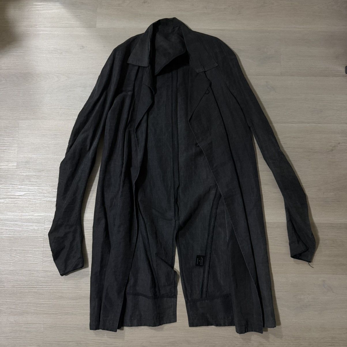 Obscur Obscur black washed coat Size US M / EU 48-50 / 2 - 1 Thumbnail