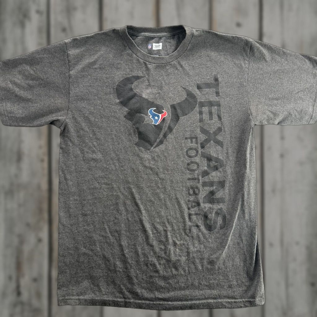 NFL Houston Texans Shirt Mens Large Gray NFL Team Apparel Football Tee Graphic Size US L / EU 52-54 / 3 - 1 Thumbnail