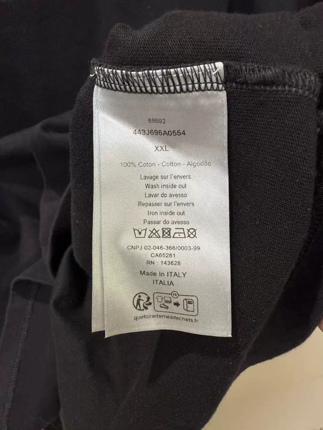 Dior DIOR Reflective Slogan Letter Short Sleeve Size US XXL / EU 58 / 5 - 3 Thumbnail