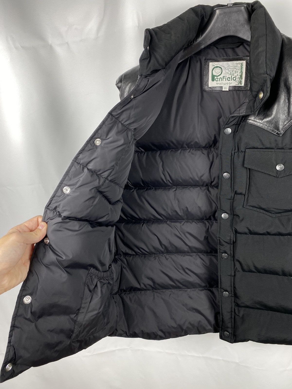 Penfield Trailwear By Penfield Down Leather Vest Men size XL Size US XL / EU 56 / 4 - 10 Thumbnail