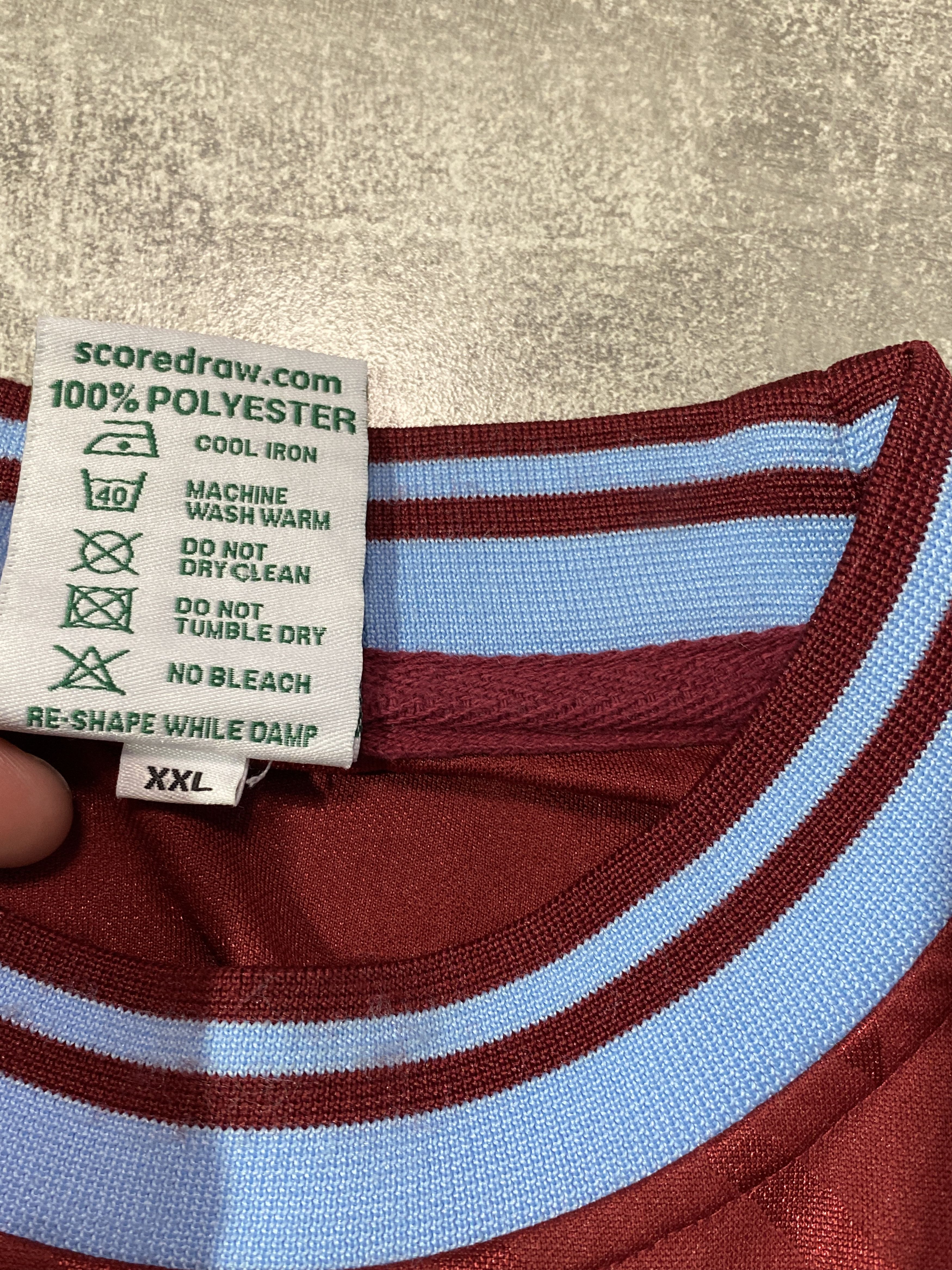 Vintage West Ham United #6 Bobby Moore Soccer Jersey Size US XXL / EU 58 / 5 - 5 Thumbnail