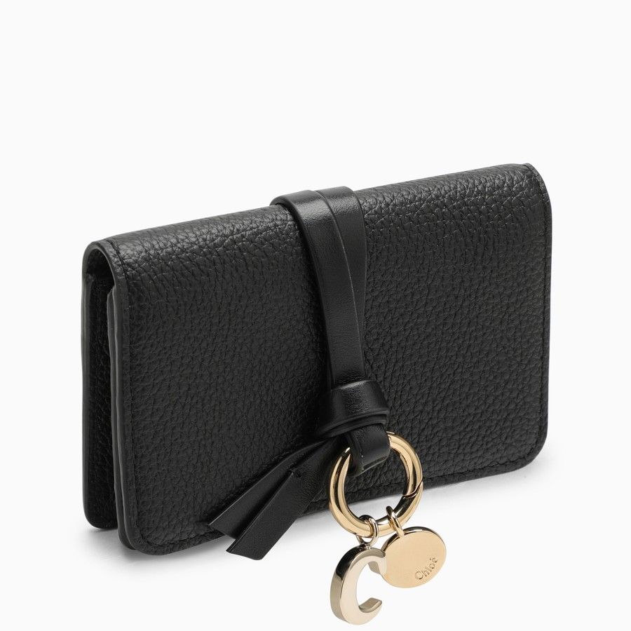 Chloe o1d2blof0824 Size : OS / Leather Card Case in Black Size ONE SIZE - 1 Thumbnail