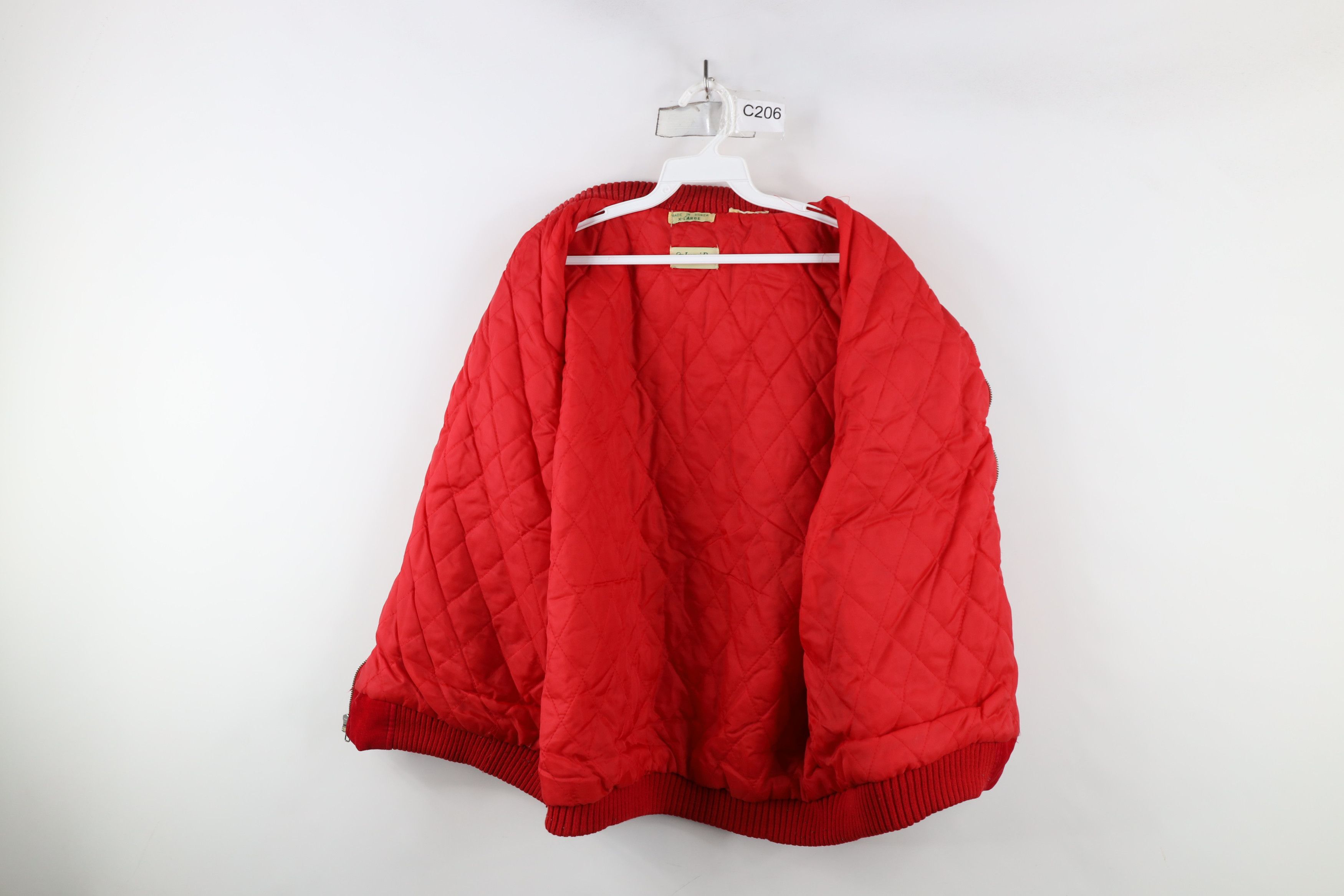 Vintage Vintage 70s 80s Streetwear Quilted Puffer Vest Jacket Red Size US XL / EU 56 / 4 - 8 Thumbnail