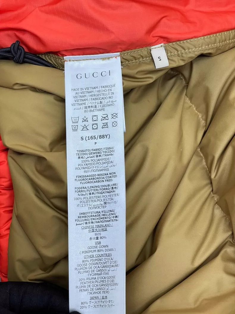 Gucci Gucci North co-branded orange-red down jacket 2504-Nextarro Size US S / EU 44-46 / 1 - 6 Thumbnail