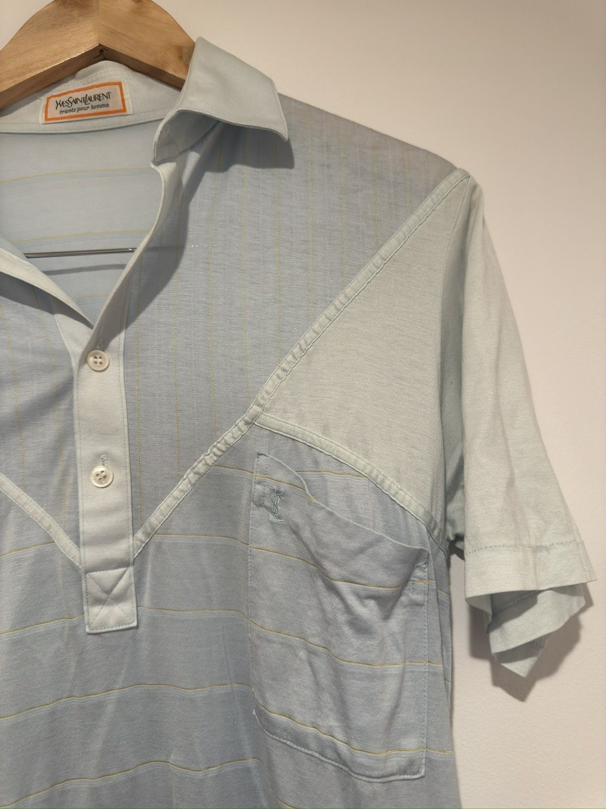 Yves Saint Laurent YSL Polo Shirt x Vintage x Luxury - Yves Saint Laurent Size US S / EU 44-46 / 1 - 2 Thumbnail