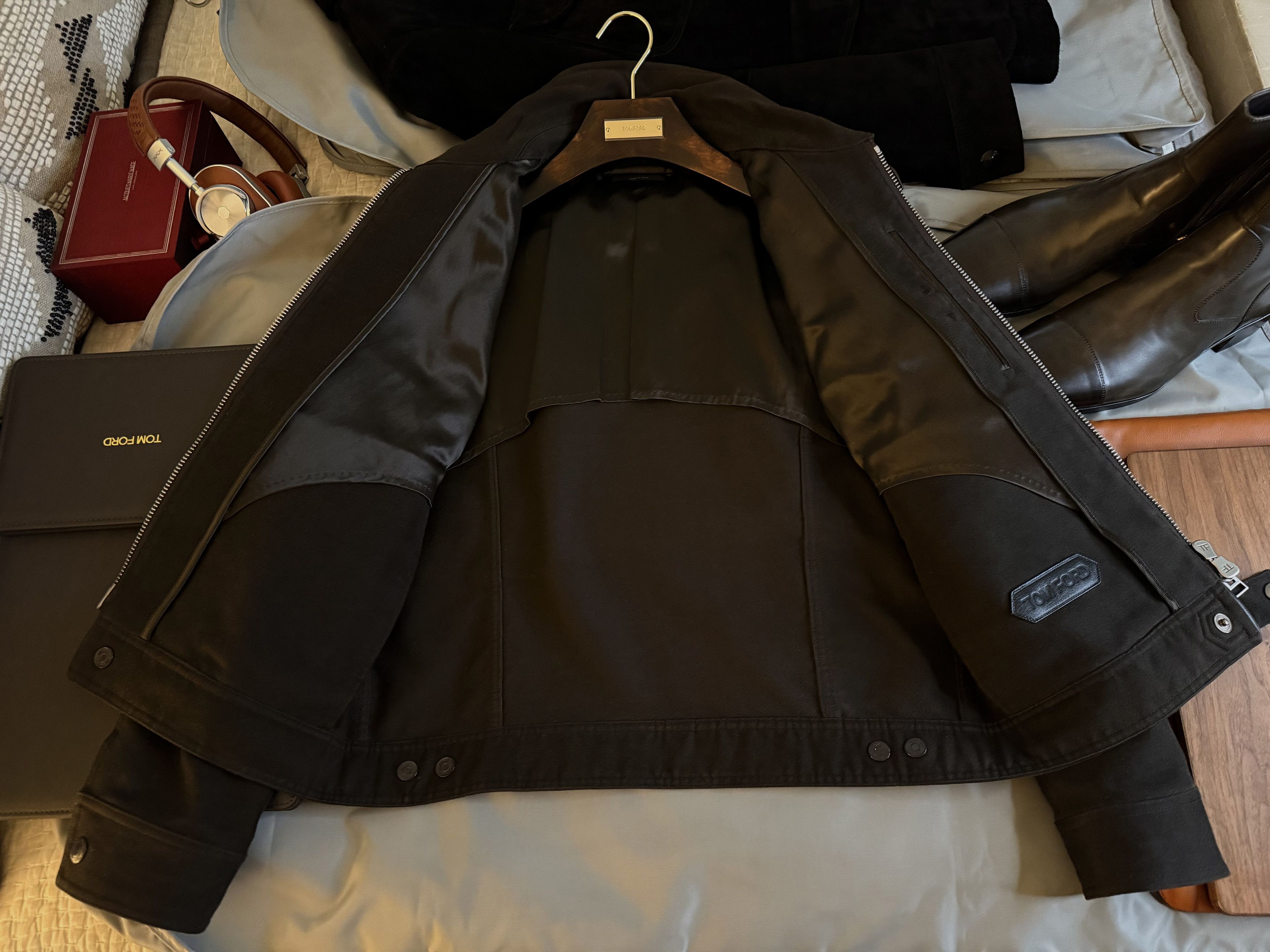 Tom Ford Best Dressed Very Rare $4,100 w/tax Moleskin Leather Jacket Size US M / EU 48-50 / 2 - 20 Thumbnail