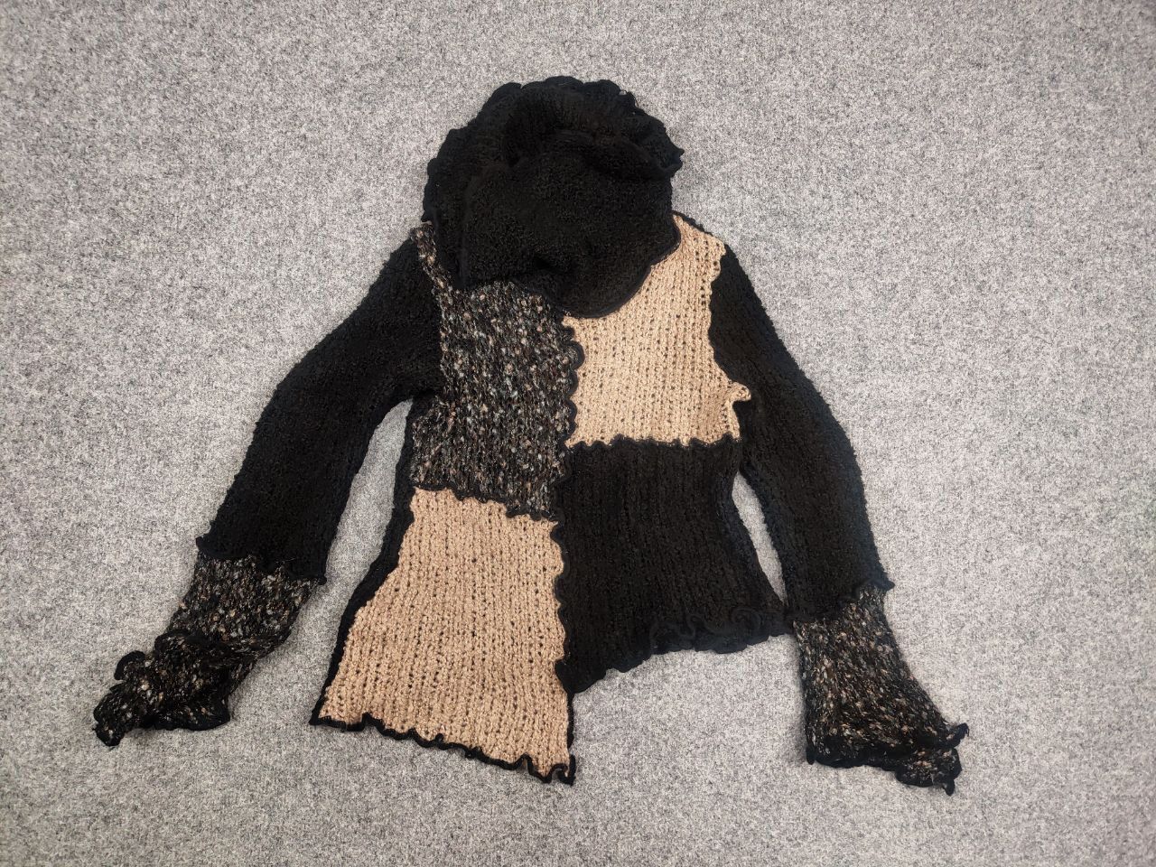 Hysteric Glamour VTG Avant Garde Hysteric Glamour Style patchwork Sweater Y2K Size US S / EU 44-46 / 1 - 7 Thumbnail