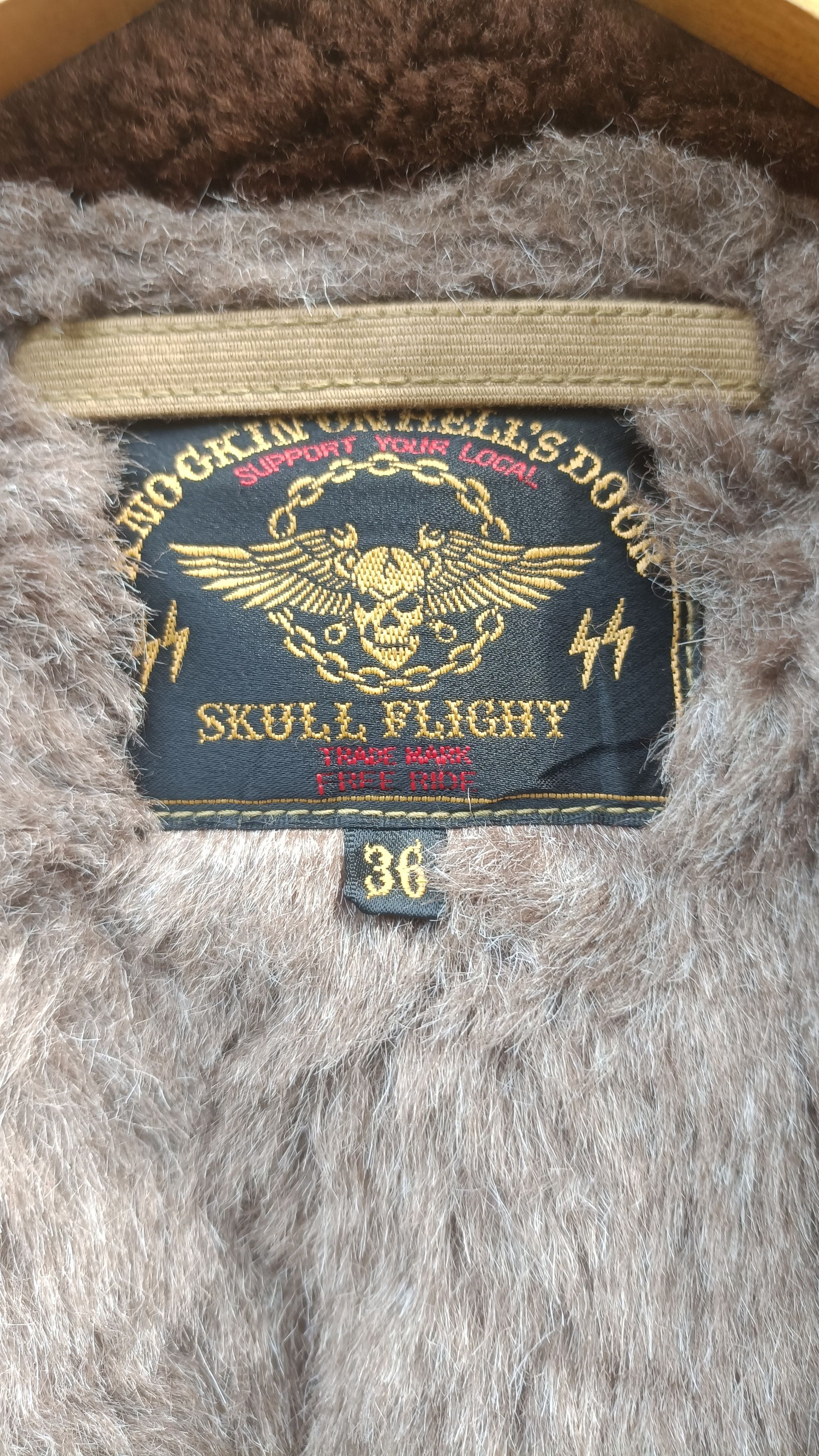 Toyo Enterprises Skull Flight free ride bomber jacket Size US M / EU 48-50 / 2 - 2 Thumbnail