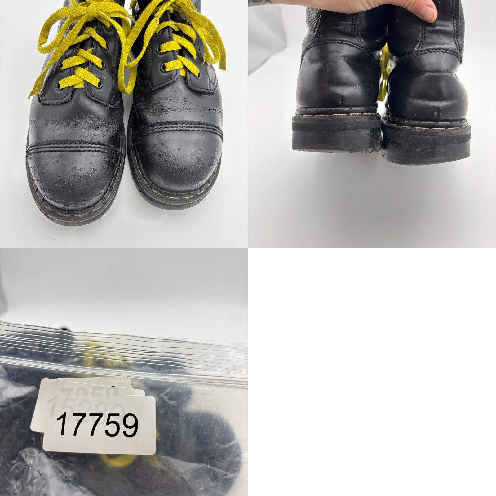 Vintage VINTAGE Gripfast Combat Boots Men 10 Made in England Black Leather Mens 10 Grunge Punk Rock Boots Size US 10 / EU 43 - 9 Thumbnail