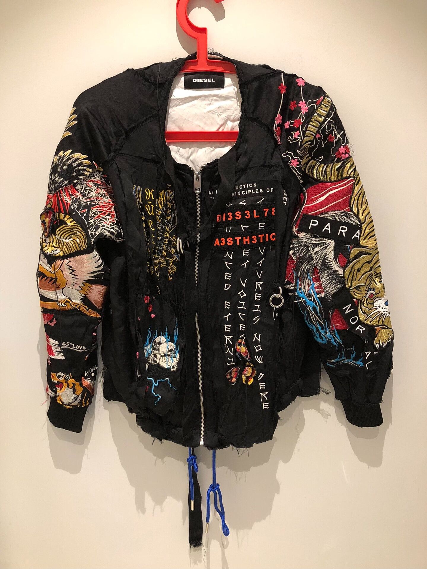 Diesel Diesel Limited Yokosuka Silk Embroidered Jacket Size US XS / EU 42 / 0 - 1 Thumbnail