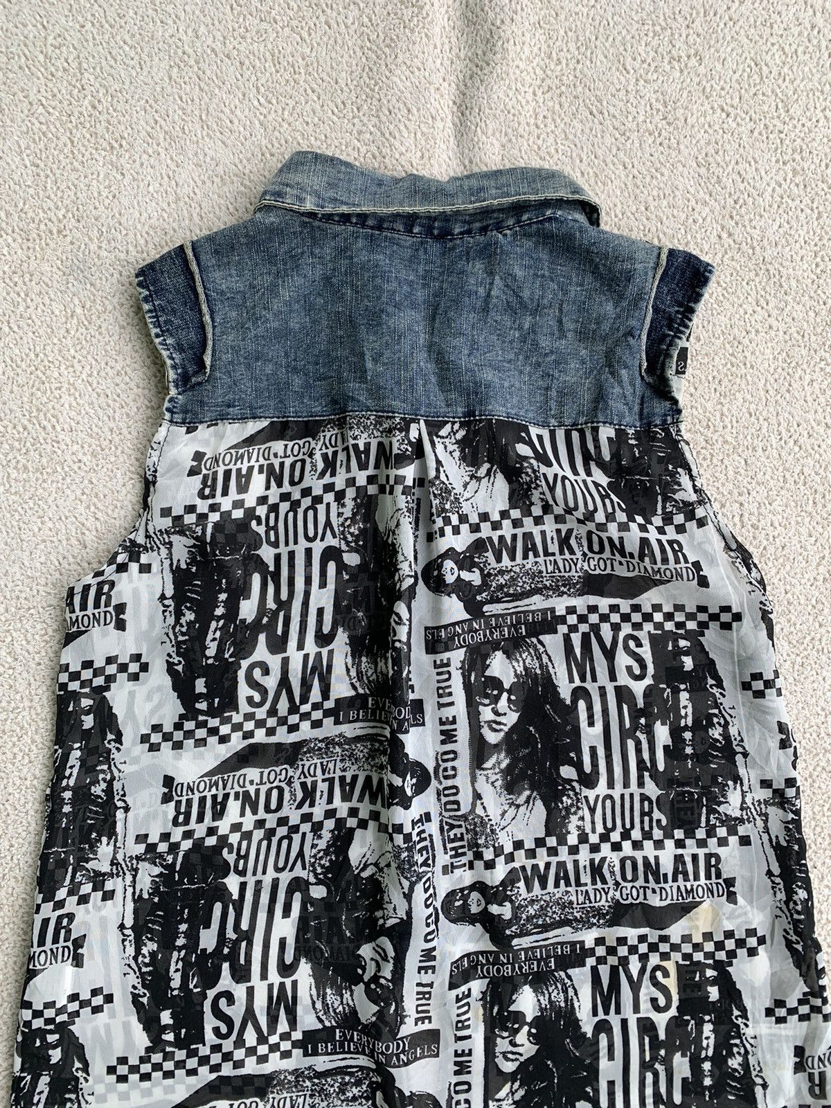 Beauty Beast × Hysteric Glamour × Japanese Brand Edge Line Distressed AOP Hysteric Glamour Style Tshirt Size S / US 4 / IT 40 - 5 Thumbnail