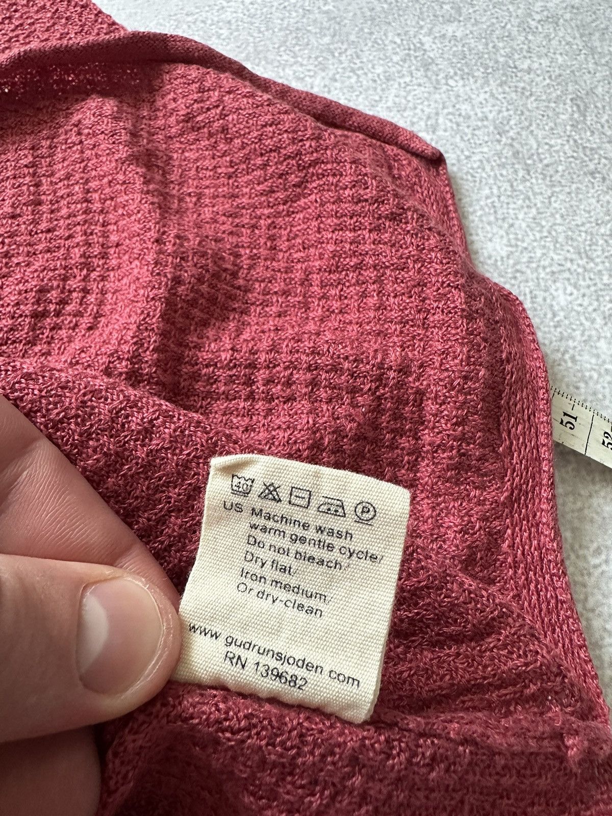 Designer × Vintage Sweater Gudrun Sjoden 100% linen size L Size L / US 10 / IT 46 - 13 Thumbnail
