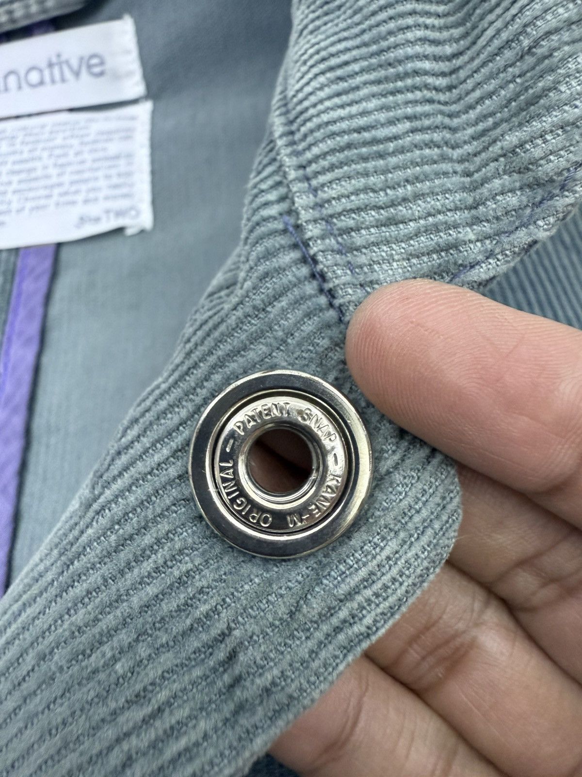 Nonnative 🔥Archive🔥 nonnative curve hands blue corduroy work jacket Size US M / EU 48-50 / 2 - 4 Thumbnail