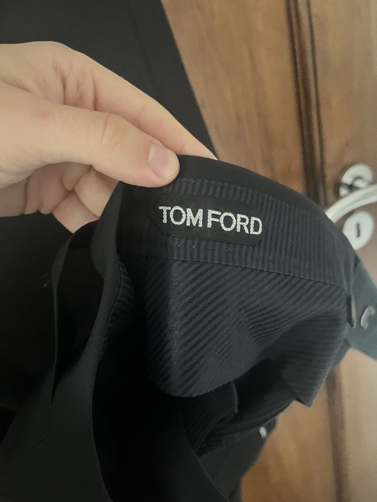 Tom Ford Tom Ford Black suit wool Fit A size 52 w36 Size 42R - 10 Thumbnail